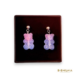 Osito Rosa/Azul Glitter