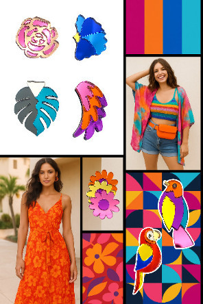 Mood board inspirador para primavera verano  